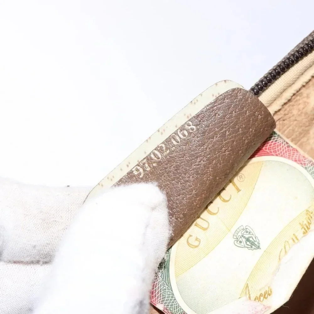 GUCCI GG Supreme Shoulder Bag PVC Beige Gold 114291 Auth 137544 - Picture 14 of 16